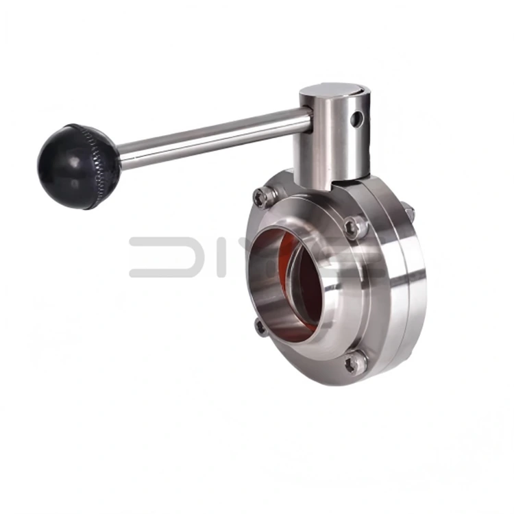 Válvula de mariposa sanitaria SMS ligera