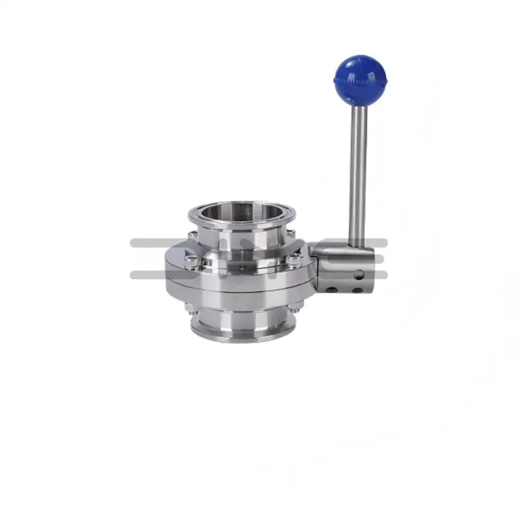 Válvula de mariposa de abrazadera sanitaria